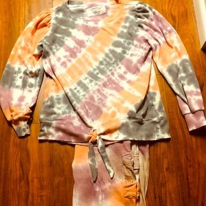 Tie Dye Sweatsuit.  Washed but never worn!